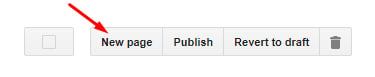 BlogSpot Dashboard: New Page