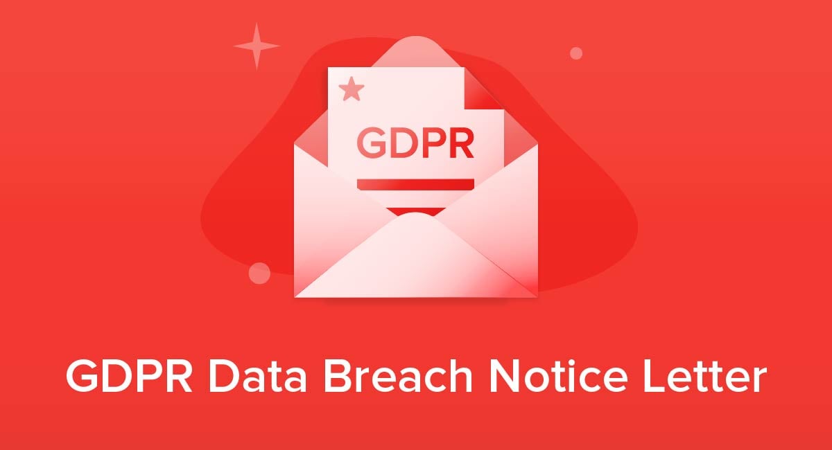GDPR Data Breach Notice Letter