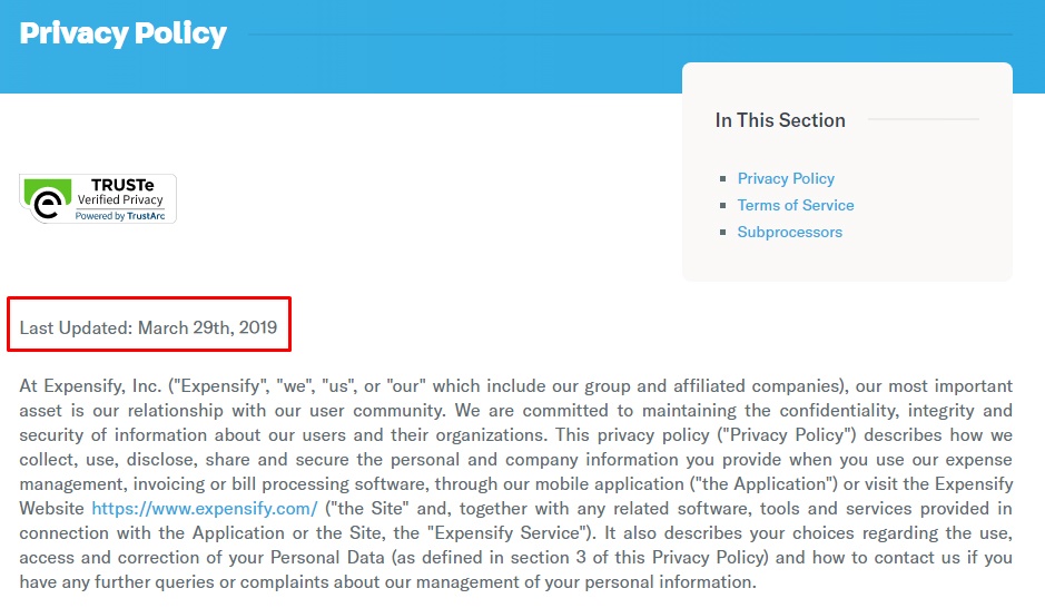 A Privacy Squarespace - Free Privacy Policy