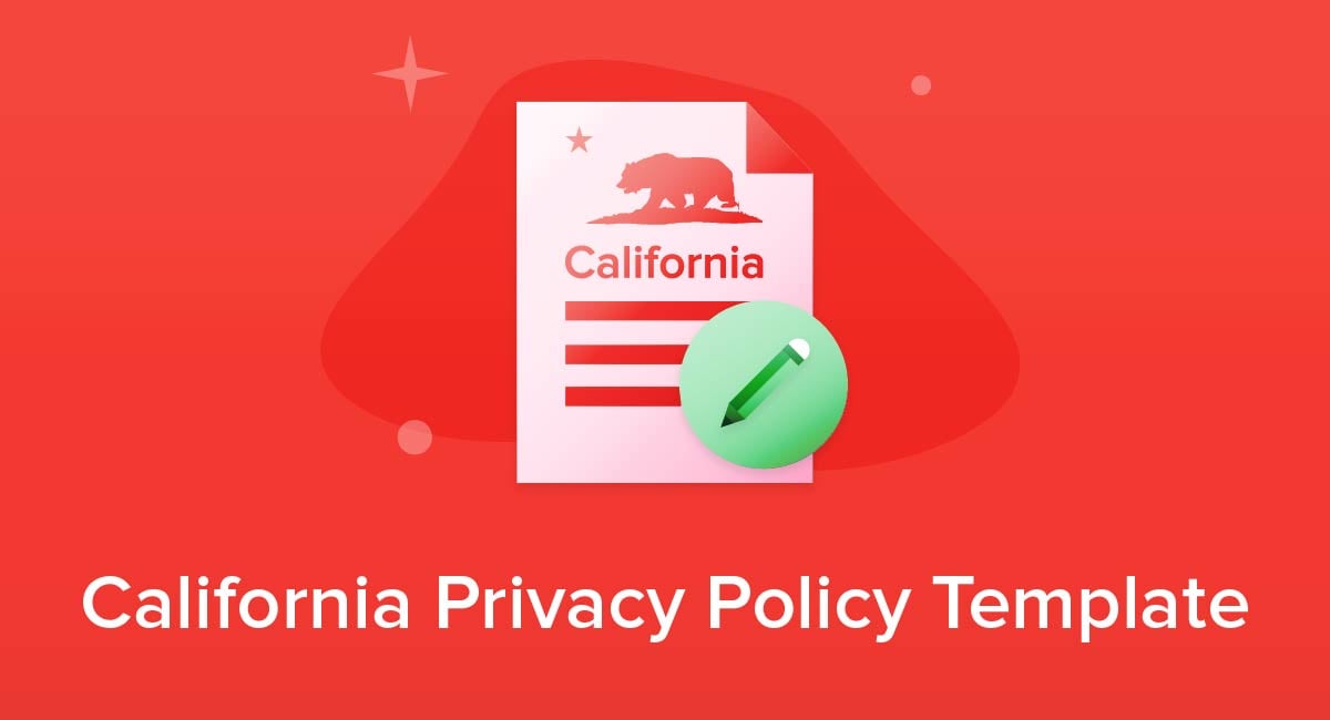 California Privacy Policy Template