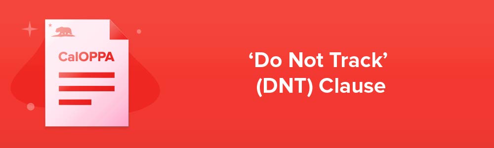 &#039;Do Not Track&#039; (DNT) Clause