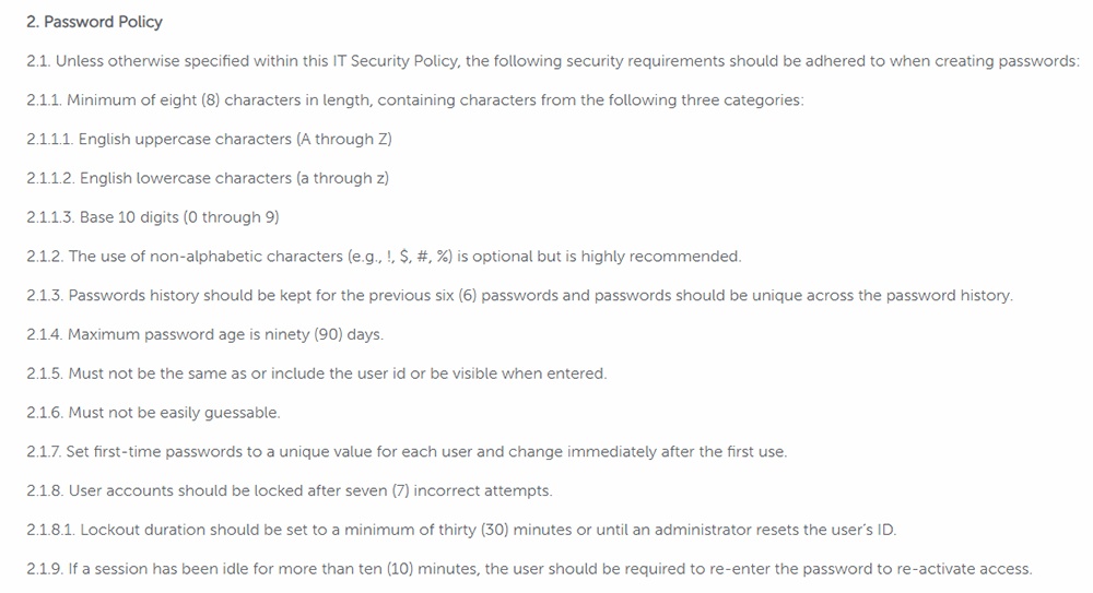 Security Policy Template Free from www.freeprivacypolicy.com