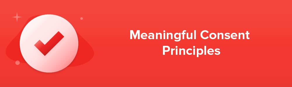 Meaningful Consent Principles