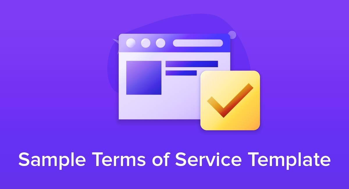 Sample Terms of Service Template