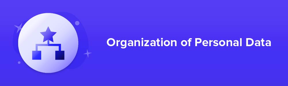 Organization of Personal Data