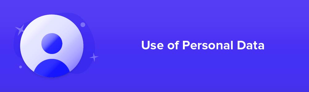 Use of Personal Data