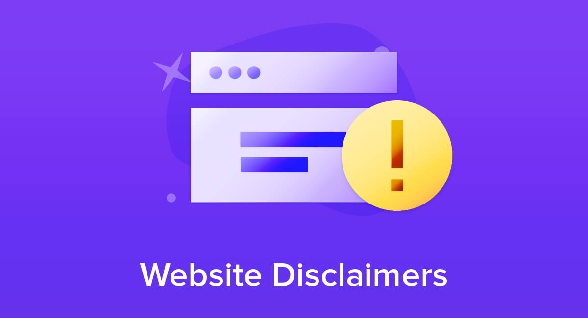 Website Disclaimers