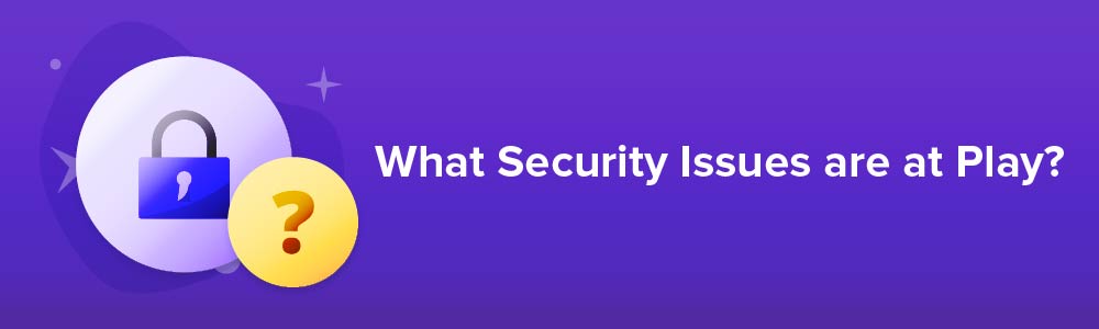 What Security Issues are at Play?