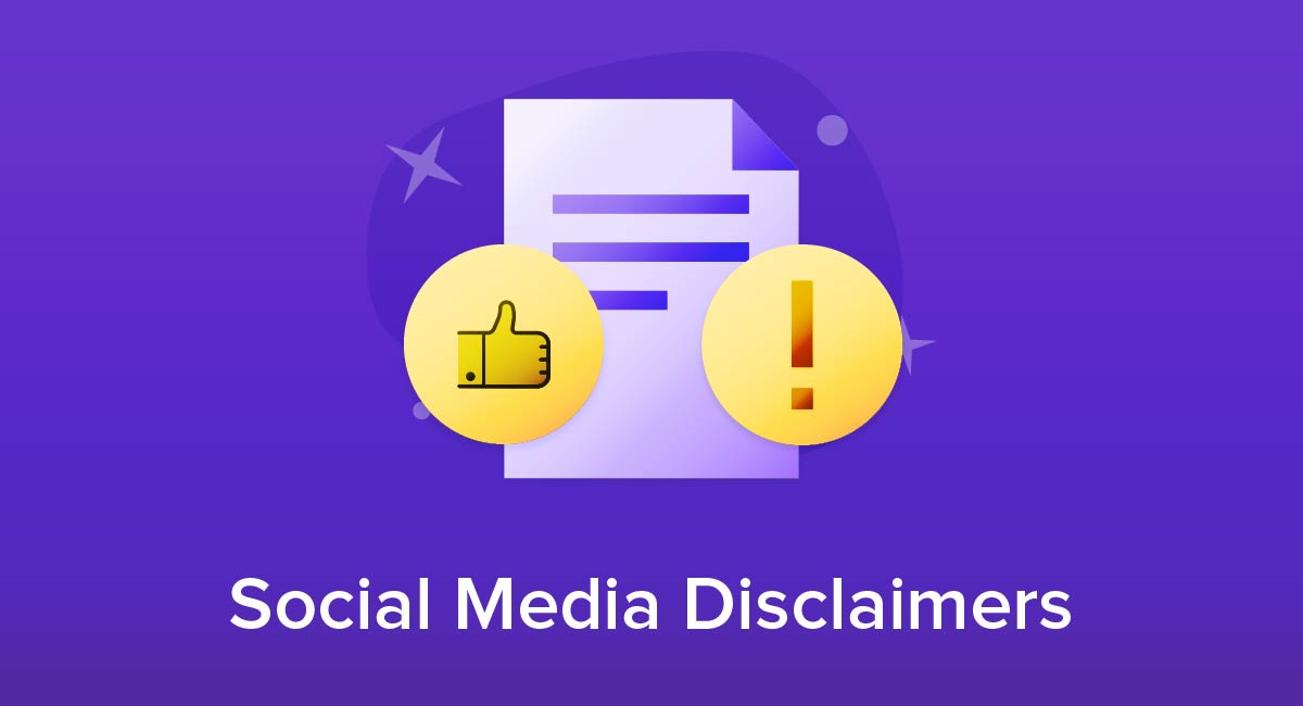 Social Media Disclaimers