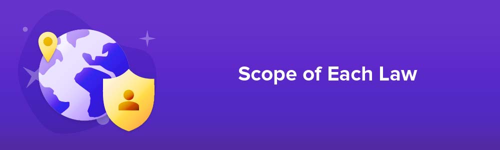 Scope of Each Law