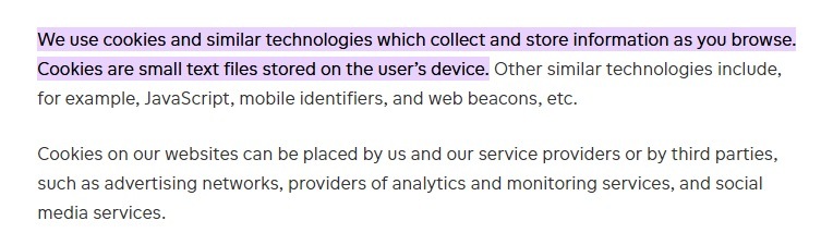 Fortum Cookie Policy: Intro section