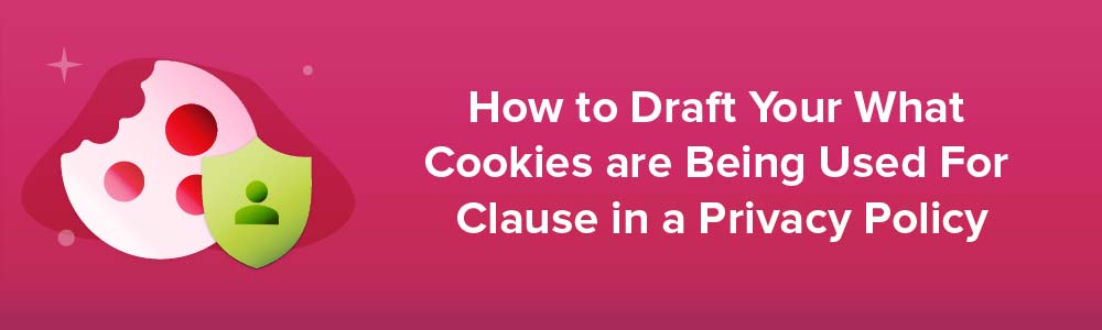 How to Draft Your What Cookies are Being Used For Clause in a Privacy Policy