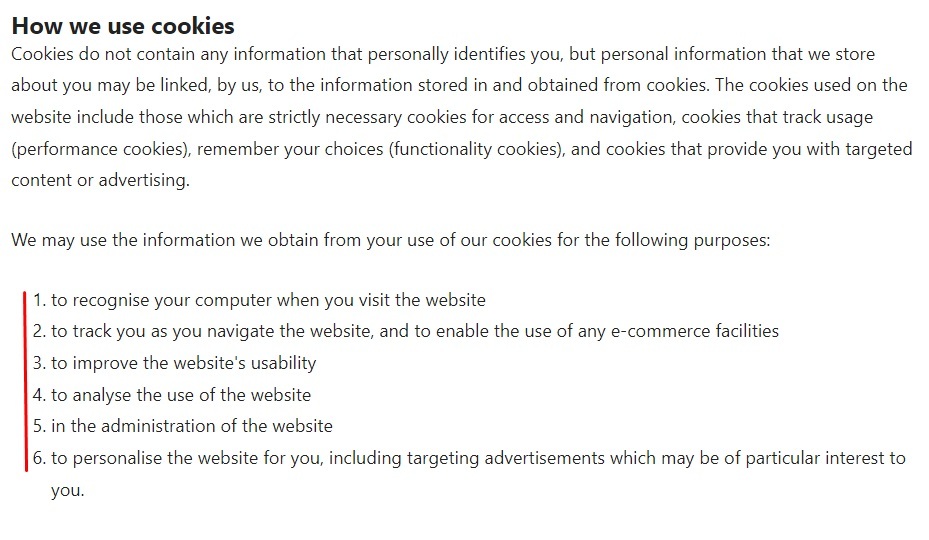 Nature Cookie Policy: How we use cookies clause