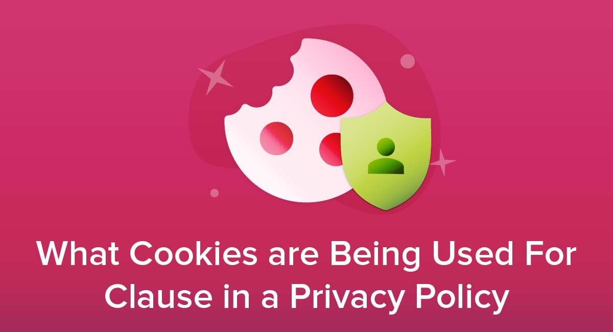 What Cookies are Being Used For Clause in a Privacy Policy