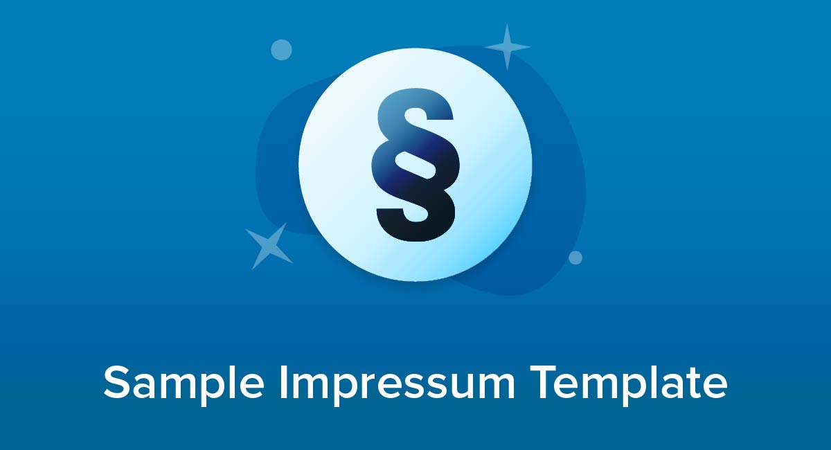 Sample Impressum Template