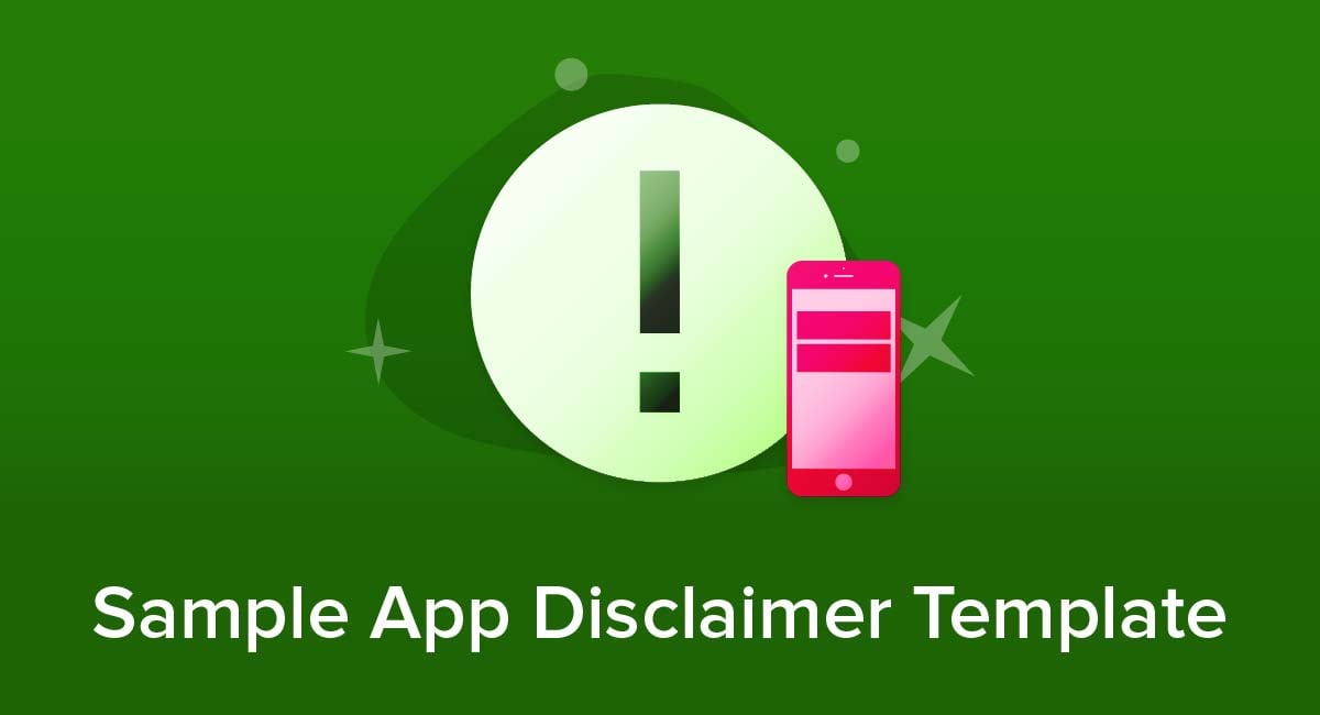 Sample App Disclaimer Template