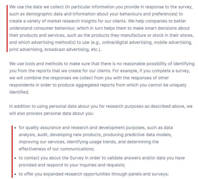 Nielsen Privacy Policy: Data Use clause