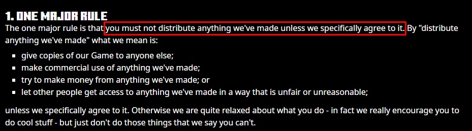 Microsoft EULA: Distribute clause